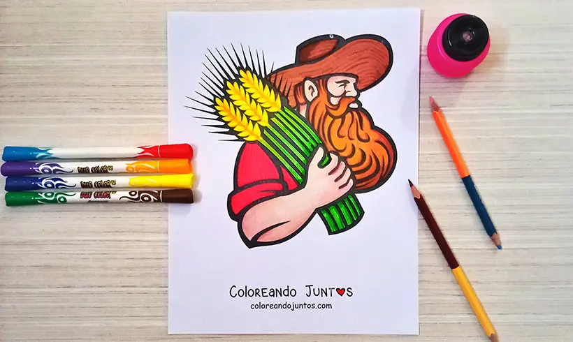 Cereal drawing colored by Coloring Together