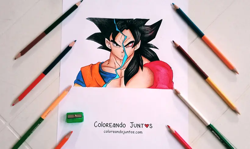 Dragon Ball picture colored by Coloring Together