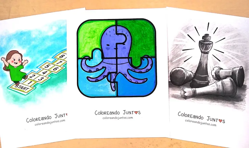 Games pictures colored by Coloring Together