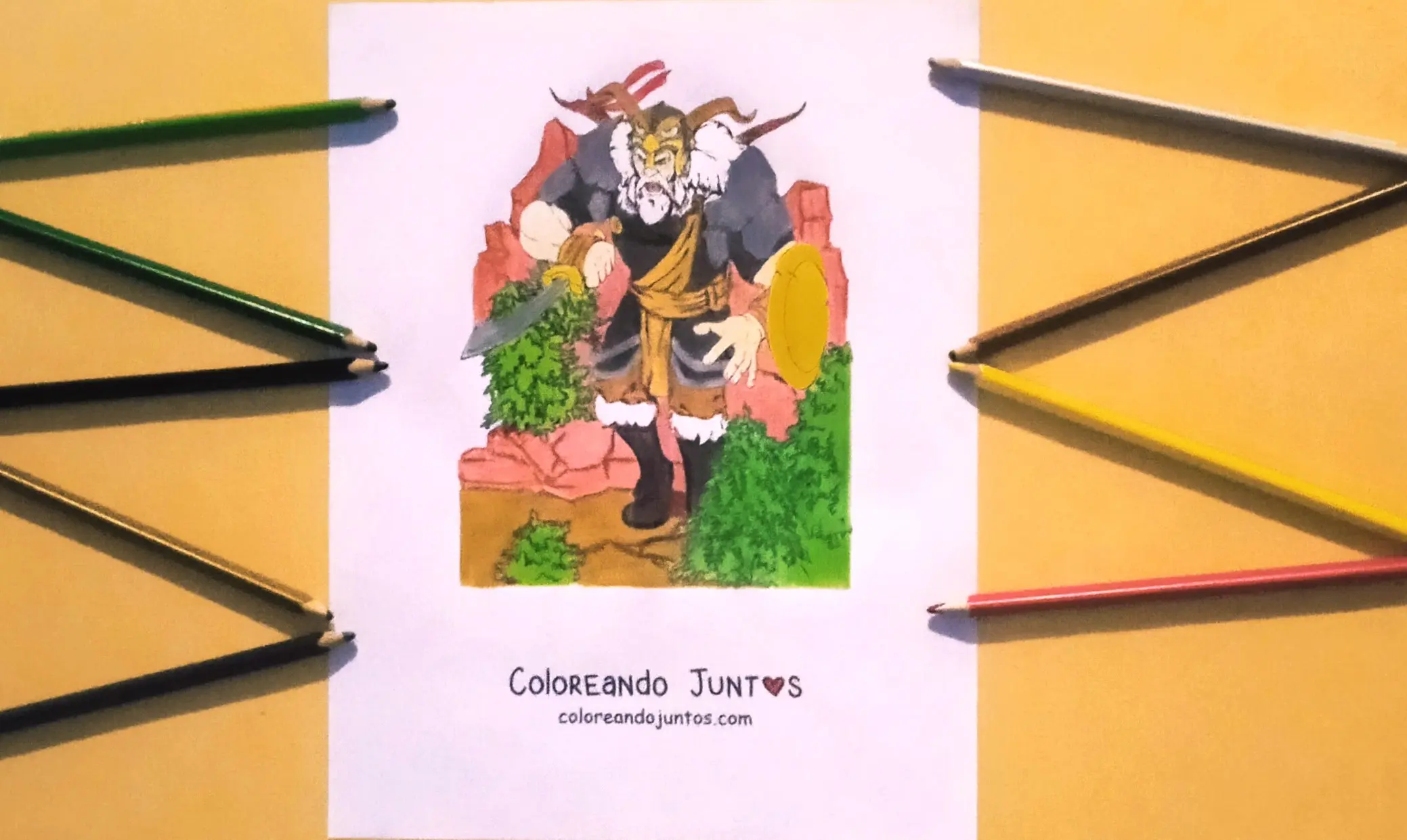 Giant drawing colored by Coloring Together