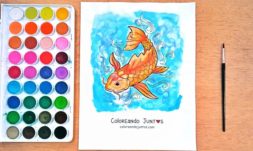 Japan drawing colored by Coloring Together