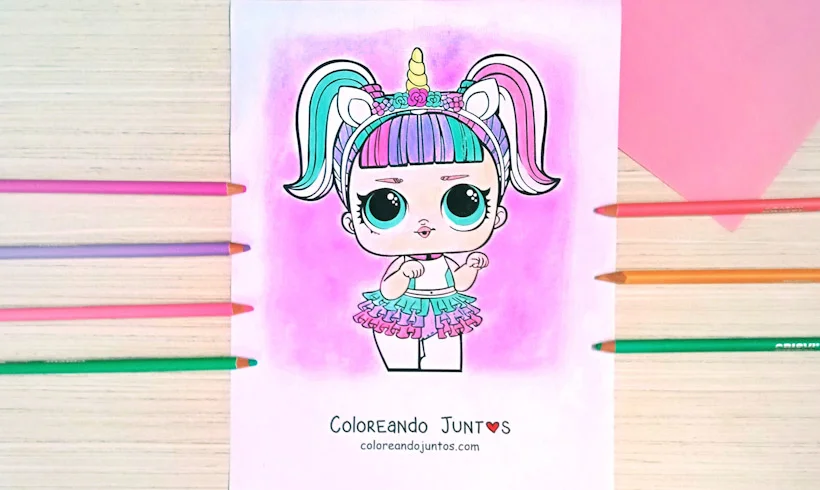 L.O.L. Surprise drawing colored by Coloring Together
