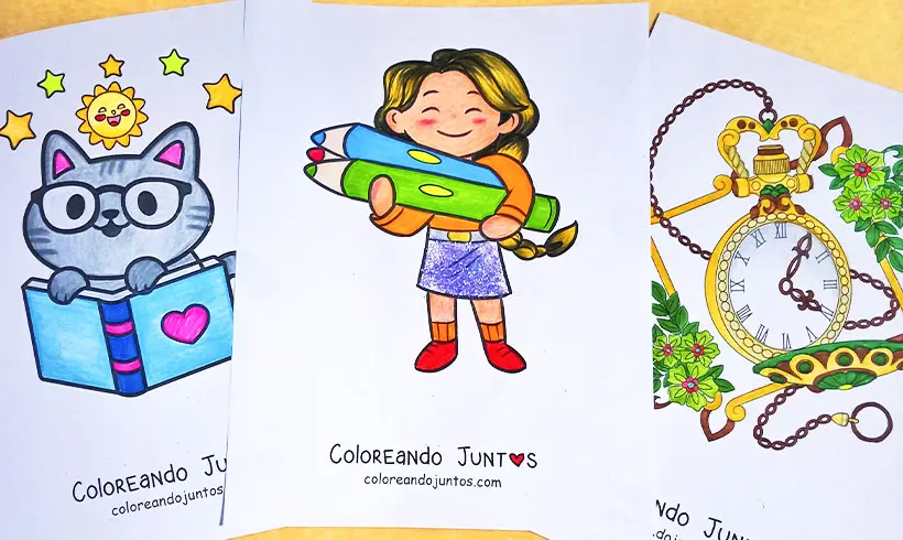Object drawings colored by Coloring Together