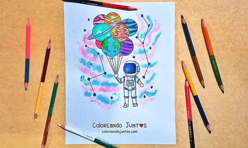Planet pictures colored by Coloring Together