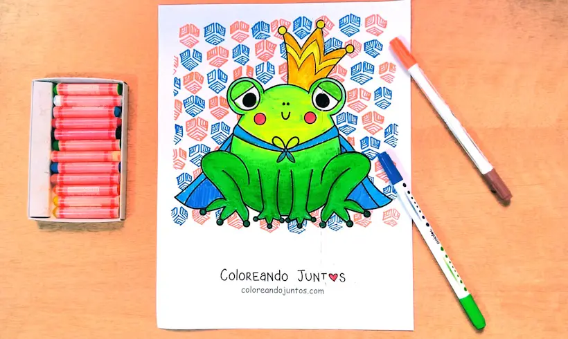 Prince drawing colored by Coloring Together