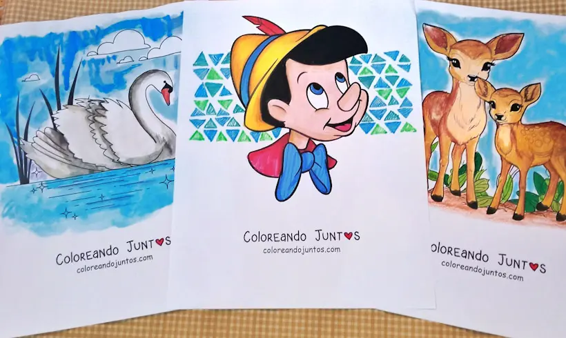 Children's fairy tale pictures colored by Coloring Together