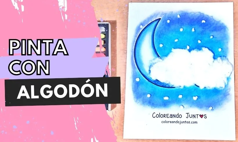Paint with cotton