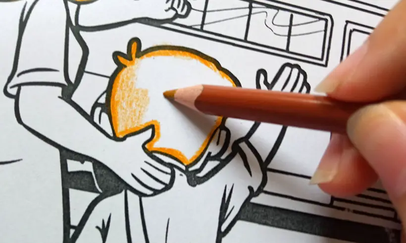 Step 2 for coloring in layers