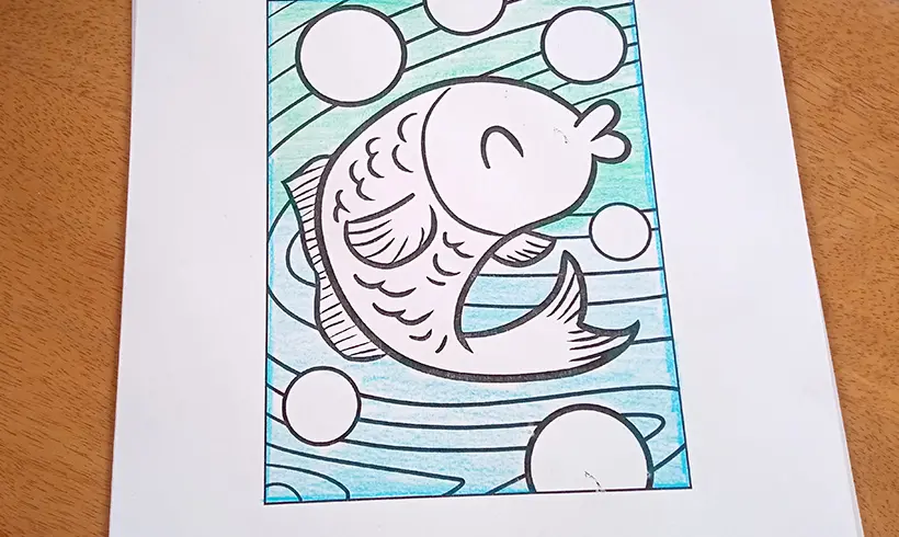 Step 3 for blending colors
