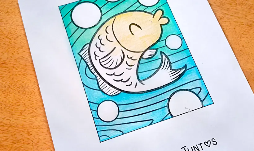 Step 5 for blending colors