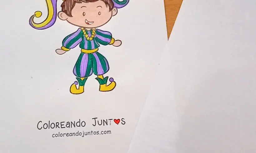 Step 2 for painting with a toothbrush
