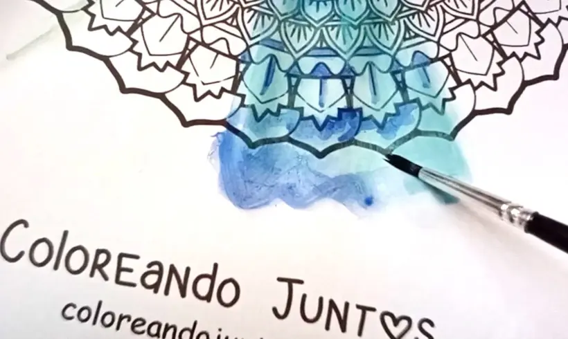 Step 3 to paint with watercolors