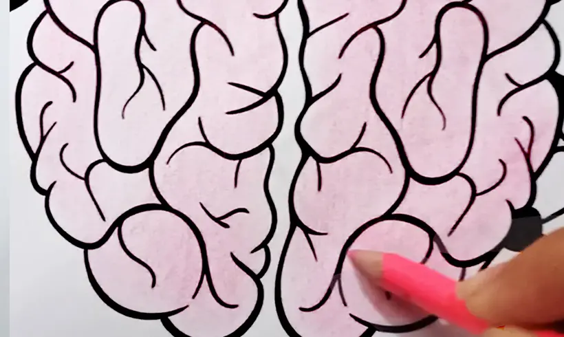 Step 1 to color with the bleaching technique