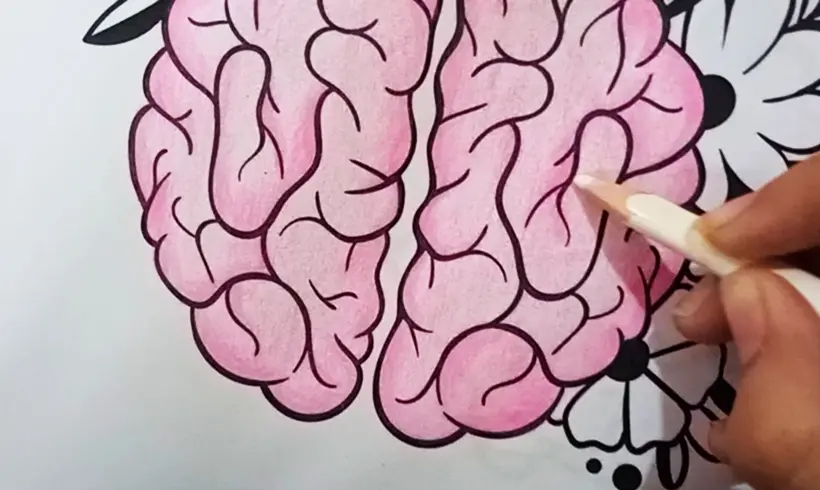 Step 2 to color with the bleaching technique