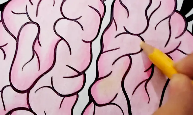 Step 3 to color with the bleaching technique