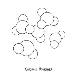 Coloring page of enzymes