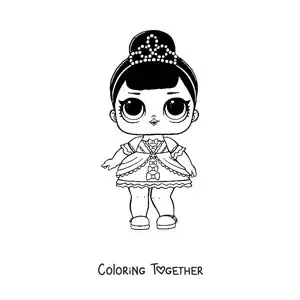 Coloring page of L.O.L. Surprise Fancy